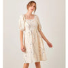 Embo Gauze Dress - Cream - Lockwood Shop - Wellmade Inc