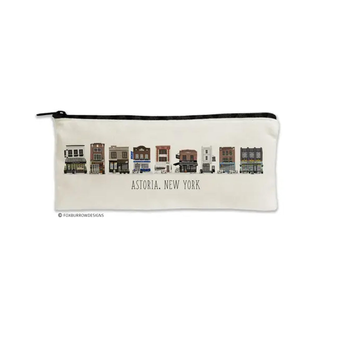 Astoria Shop Fronts Pouch - 4"x9.5"