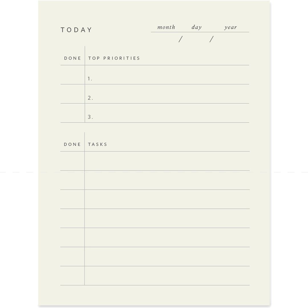 To Do Today Block Notepad