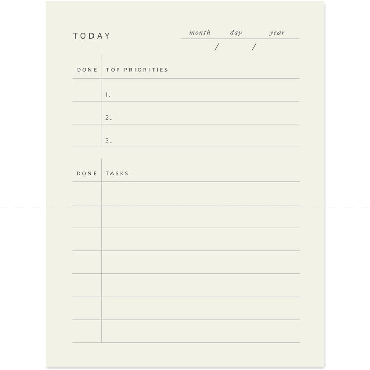 To Do Today Block Notepad
