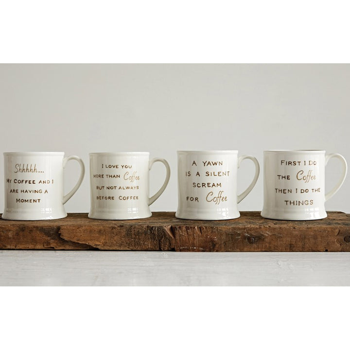Coffee Saying Mugs