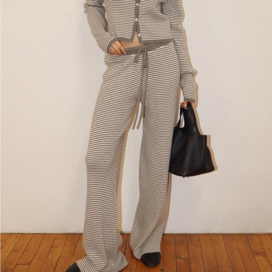Stripped Cozy Pants