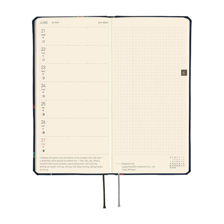 2027 Hobonichi Weeks Bow &amp; Tie Candy Dream