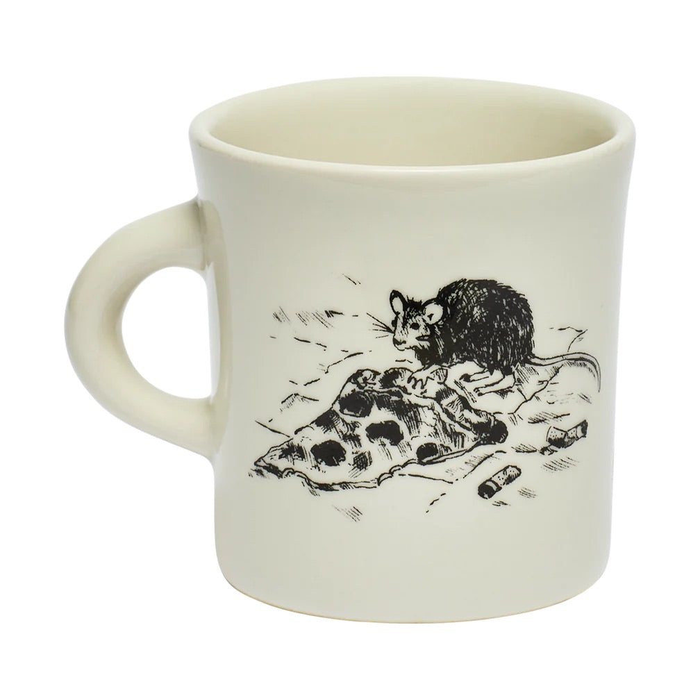 NYC Toile Pizza Rat Mug (8.75 oz)