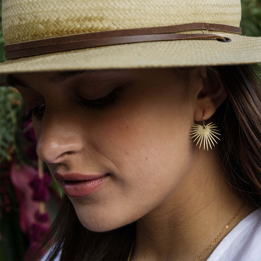 Fan Palm Earrings