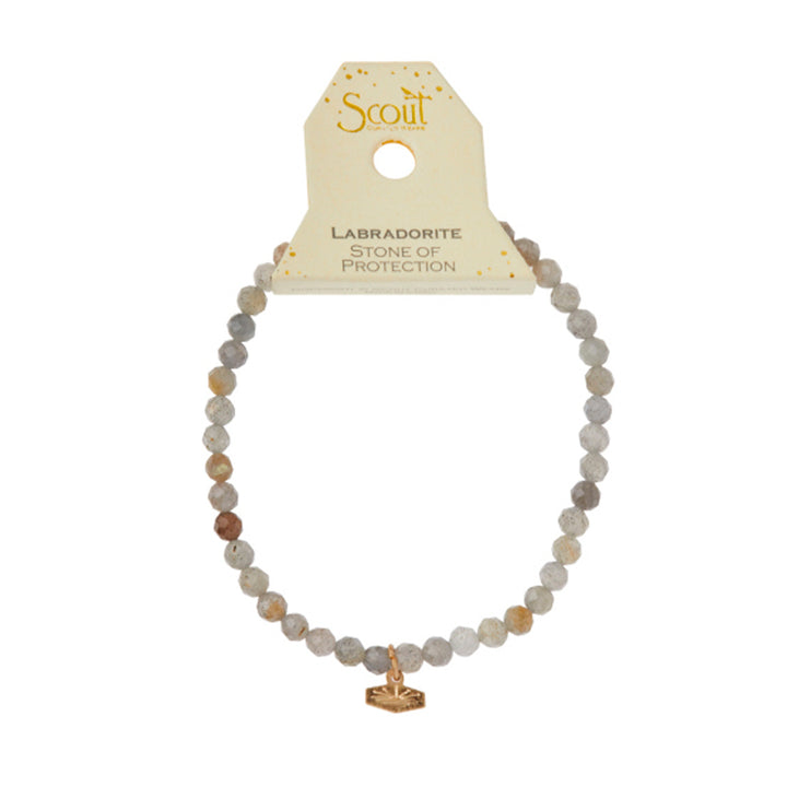 Mini Stone with Chain Bracelet