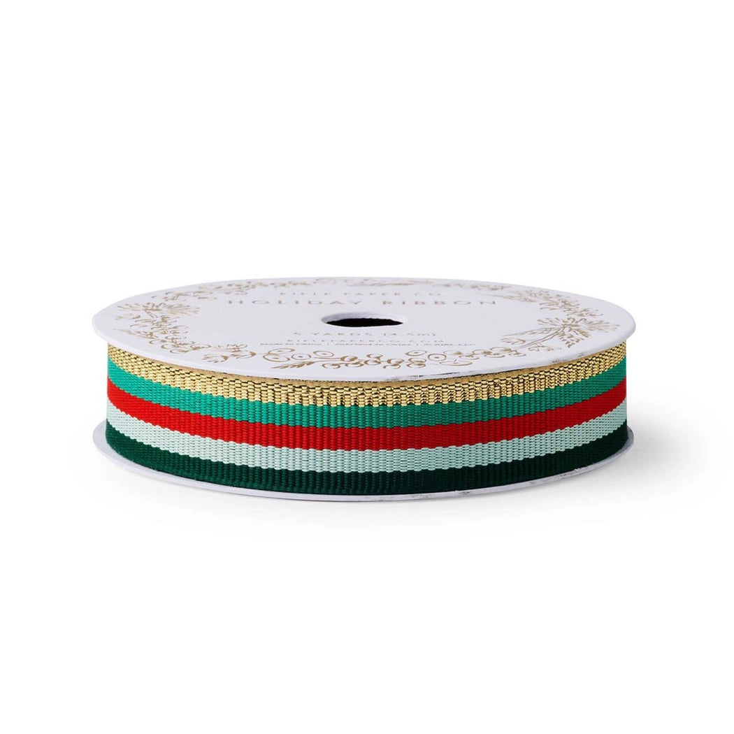 Holiday Stripe Grosgrain Ribbon - Lockwood Shop - Rifle