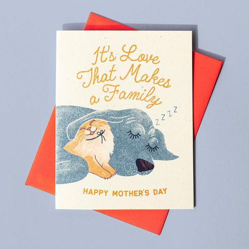 It's Love That Makes a Family Mother's Day Card - Lockwood Shop - Bromstad Printing Co