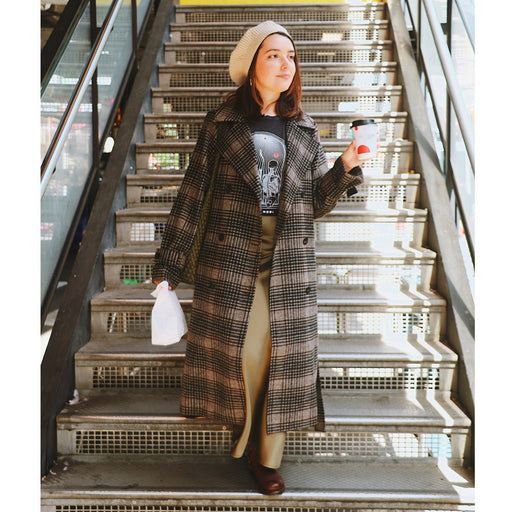 Jackie Plaid Trench - Latte - Lockwood Shop - Z Supply