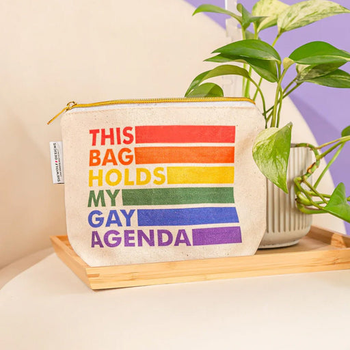 My Gay Agenda Pouch - Lockwood Shop - SHEWOLF Designs
