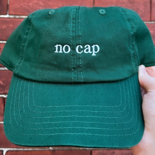 No Cap Hat - Green w/ White - Lockwood Shop - J & Jin Trading Corp