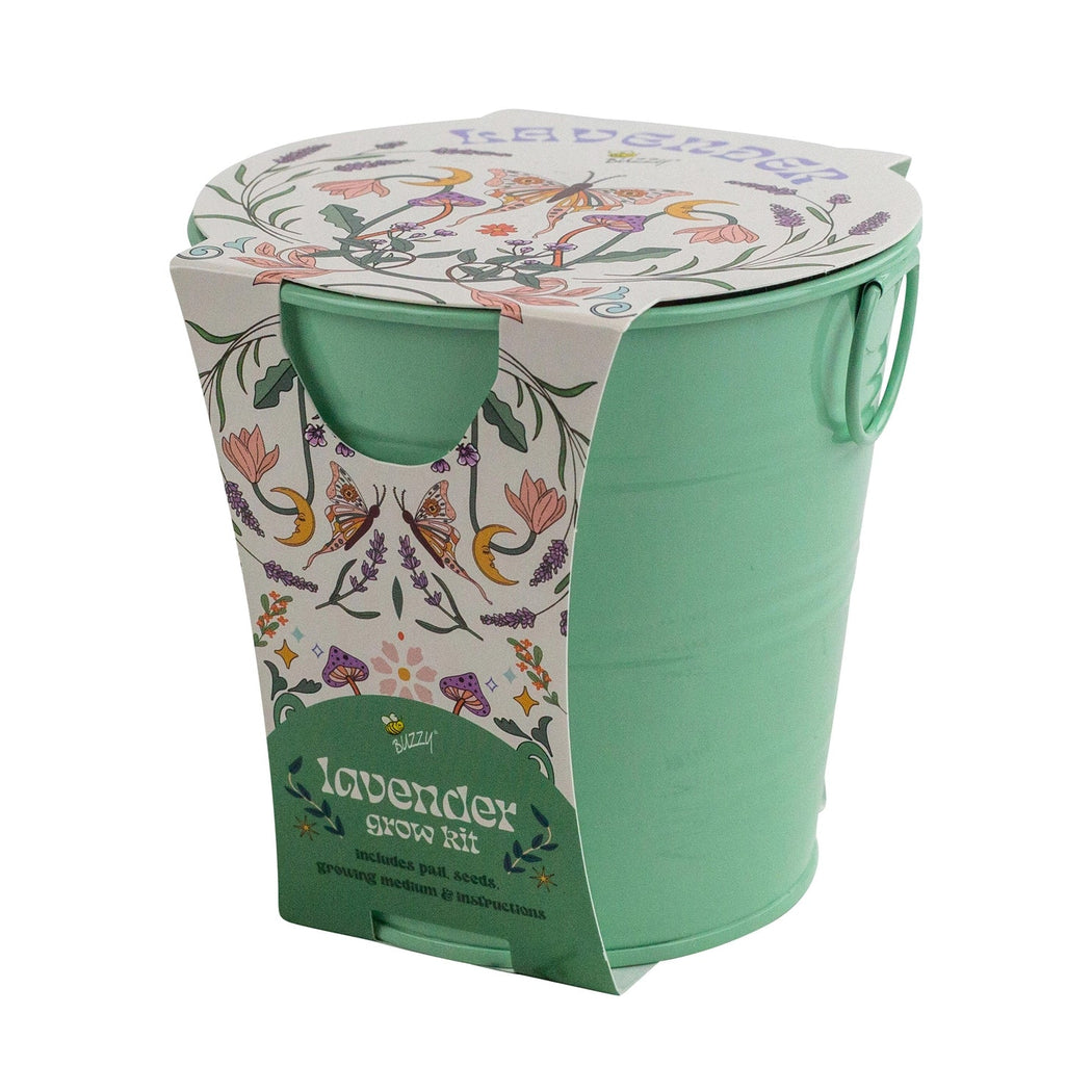 Painted Flower Grow Pail - Lockwood Shop - Buzzy
