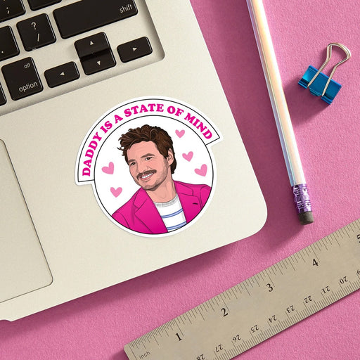 Pedro Pascal Daddy (Die Cut Sticker) - Lockwood Shop - The Found