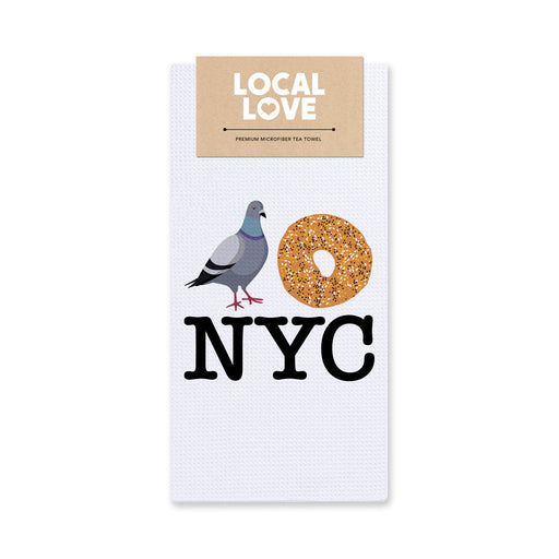 Pigeon Bagel NYC Towel - Lockwood Shop - Rock Scissor Paper