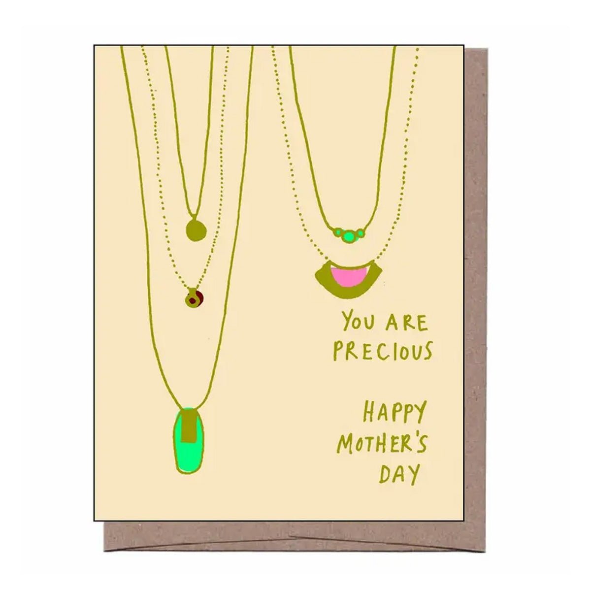 Precious Mom Greeting Card - Lockwood Shop - La Familia Green