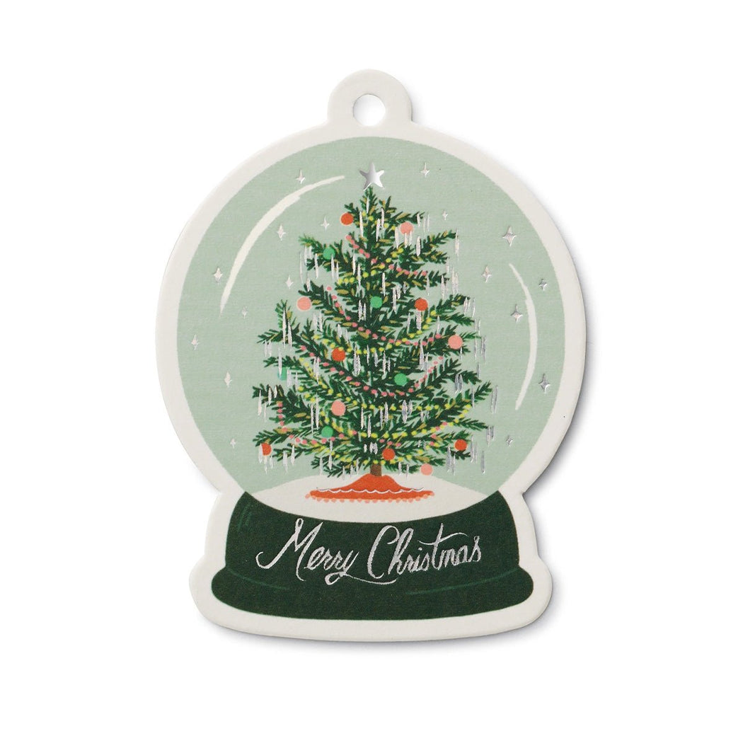 Snow Globe Gift Tag Set - Lockwood Shop - Rifle