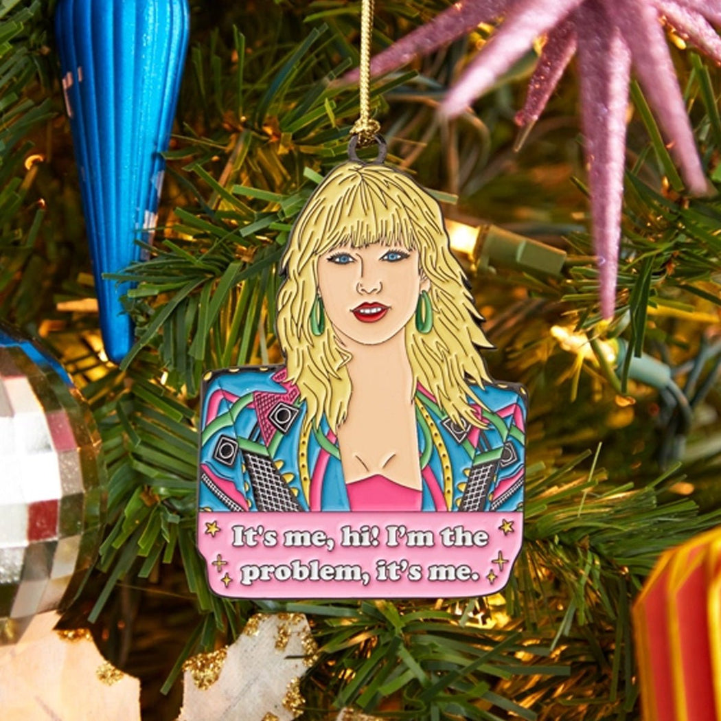 Taylor It's Me, Hi! Enamel Ornament - Lockwood Shop - The Found