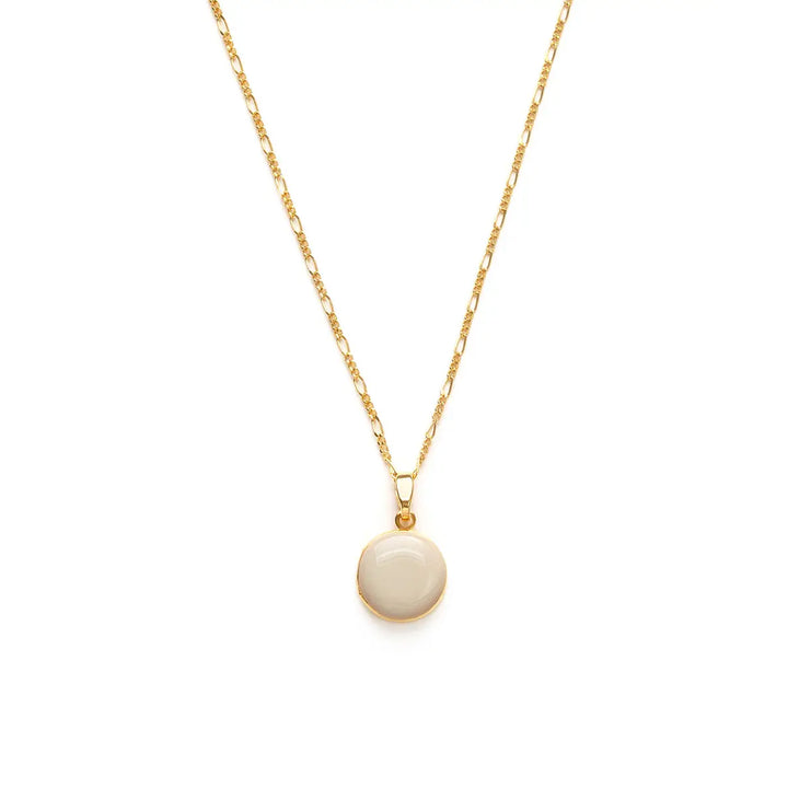 Small Round Enamel Locket
