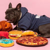 10" Pizza Squeaky Dog Toy - Lockwood Shop - fabdog