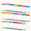 2023-2024 Color Block Magnetic Monthly Pad - Lockwood Shop - Studio Oh