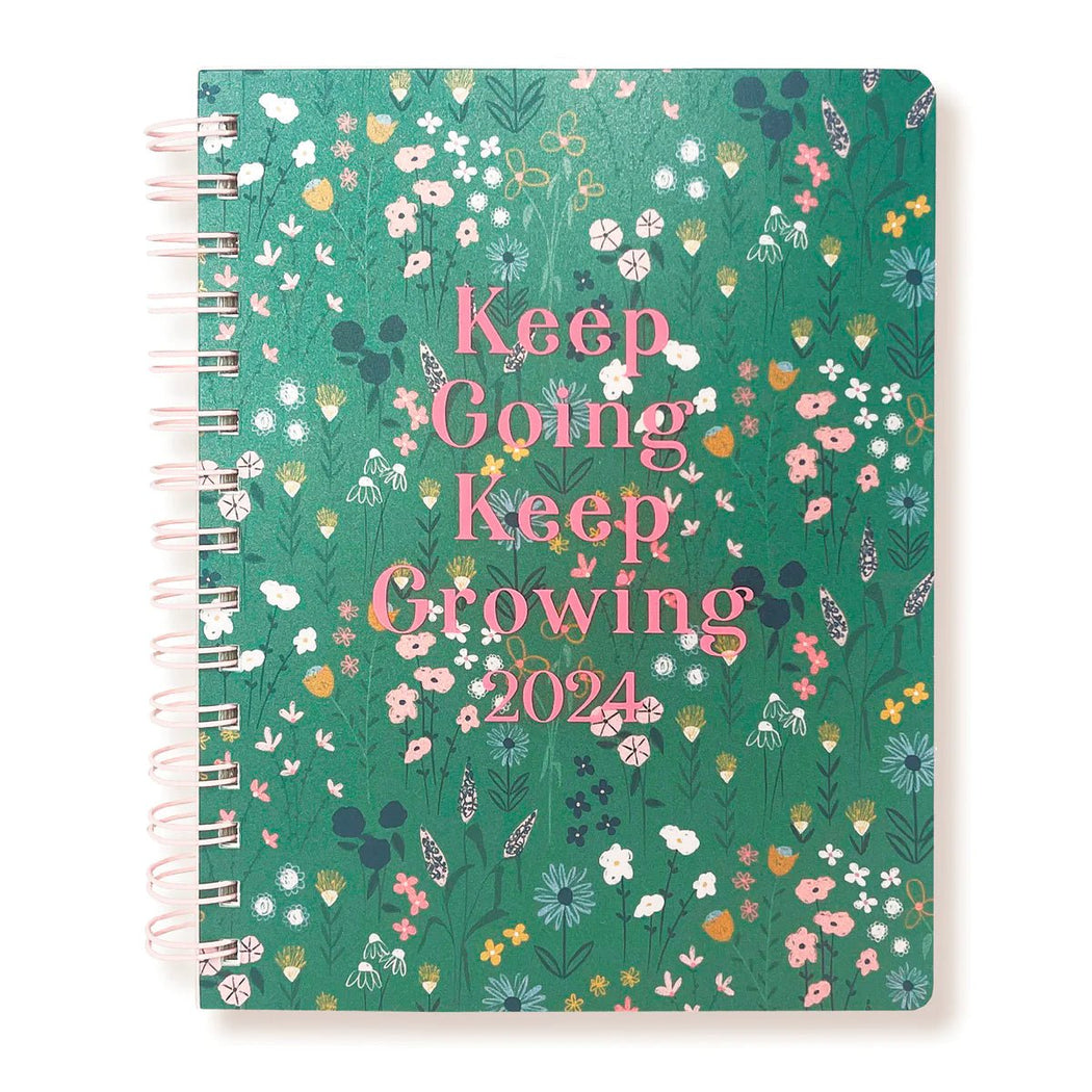 2023-2024 Dainty Floral Spiral Planner - Lockwood Shop - Graphique