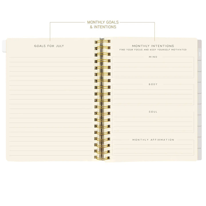 2023-2024 Dainty Floral Spiral Planner - Lockwood Shop - Graphique