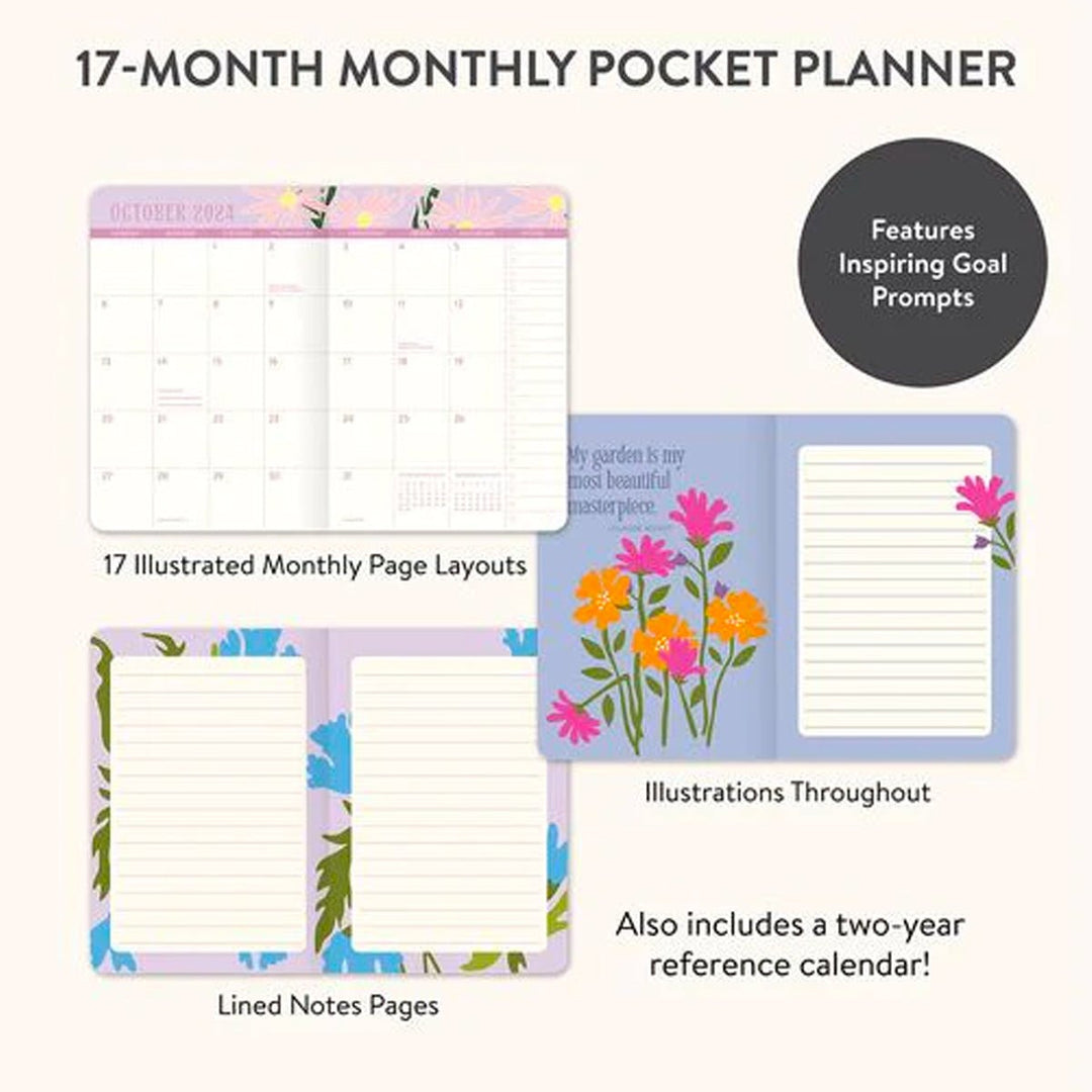 2023-2024 Life in Lilac Monthly Pocket Planner - Lockwood Shop - Studio Oh