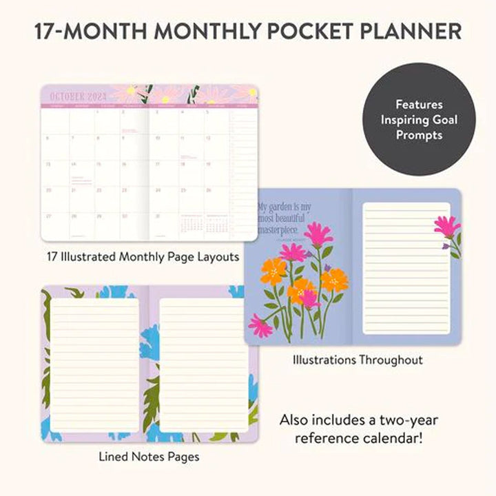 2023-2024 Life in Lilac Monthly Pocket Planner - Lockwood Shop - Studio Oh