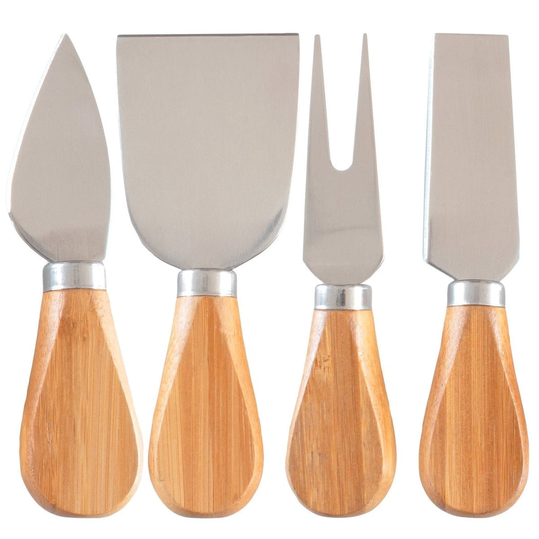 4-Piece Cheese Tool Set - Lockwood Shop - Totally Bamboo
