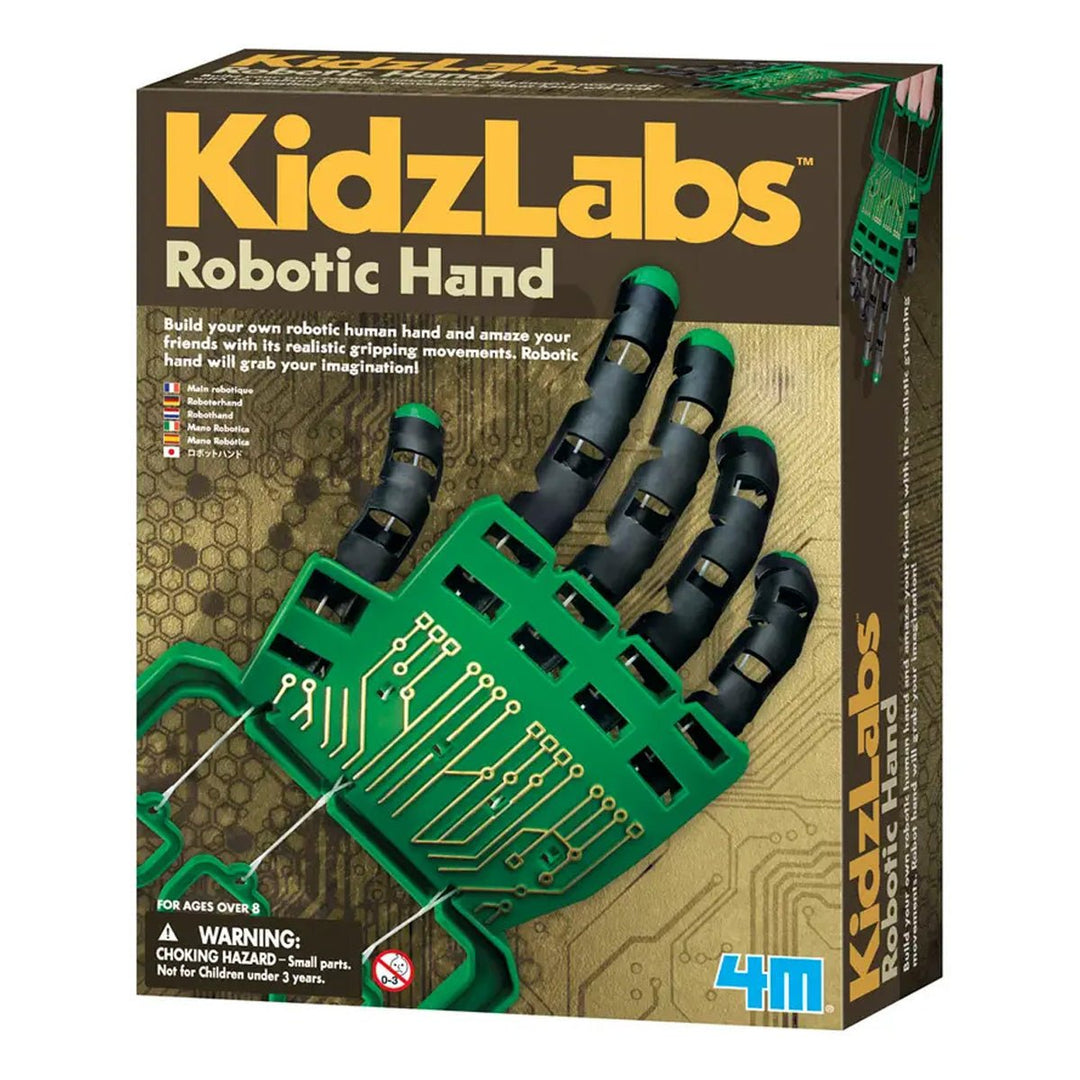 9" Robotic Hand STEM Science DIY Kit - Lockwood Shop - Toysmith