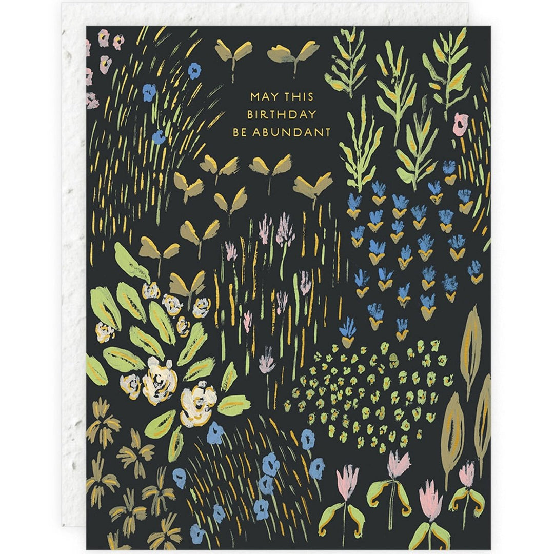Abundance Plantable Birthday Card - Lockwood Shop - Seedlings