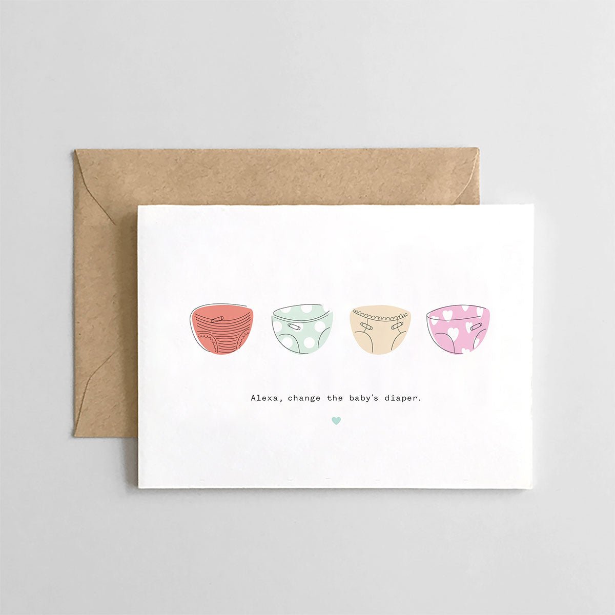 Alexa Baby Greeting Card - Lockwood Shop - Spaghetti & Meatballs