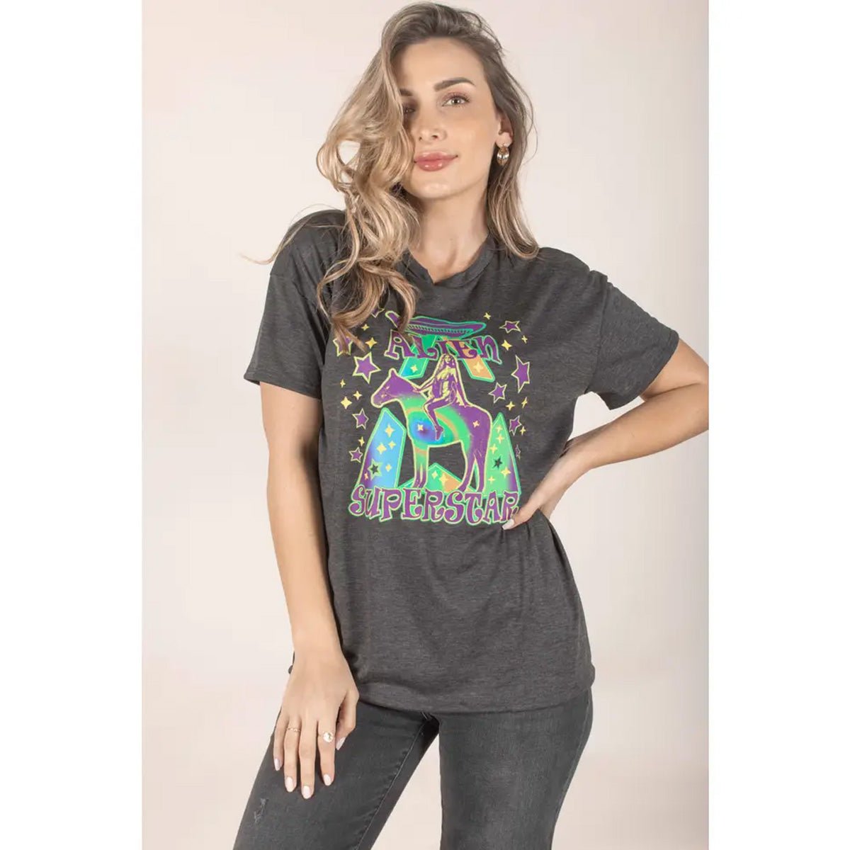 Alien Superstar Graphic Tee - Lockwood Shop - Space 46 Wholesale
