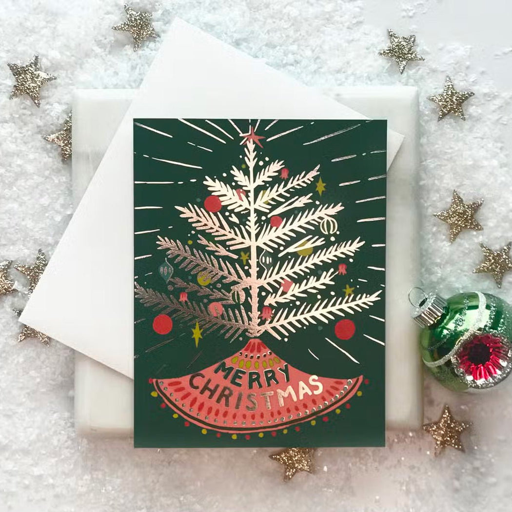 Aluminum Tree Greeting Card - Lockwood Shop - Idlewild Co