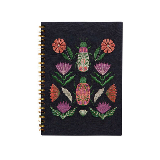 Amulet Ring Bound Embroidered Notebook - Lockwood Shop - Now Designs