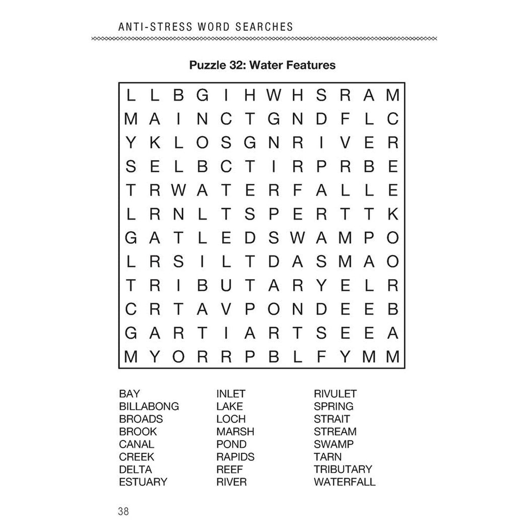 Anti-Stress Word Searches - Lockwood Shop - IPG