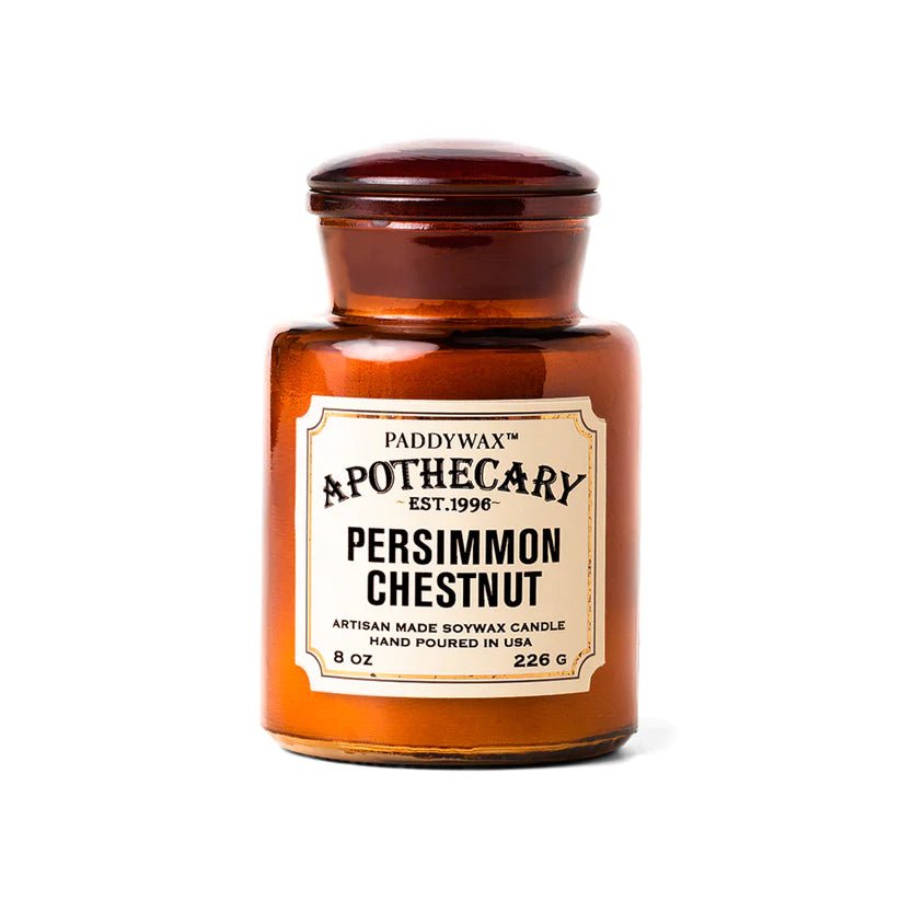 Apothecary Candle (8oz) - Persimmon Chestnut - Lockwood Shop - Paddywax