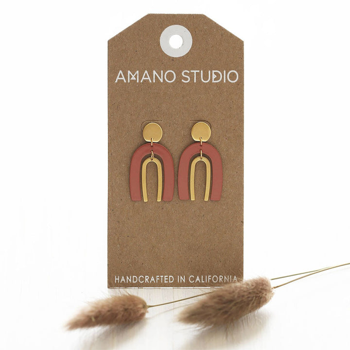 Arches in Adobe Earrings - Lockwood Shop - Amano