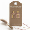 Arches in Splatter Earrings - Lockwood Shop - Amano