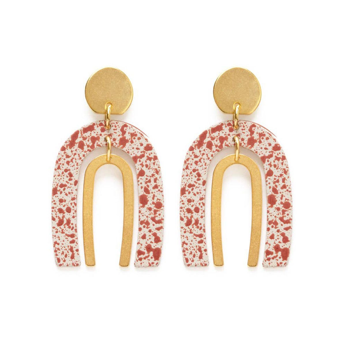 Arches in Splatter Earrings - Lockwood Shop - Amano