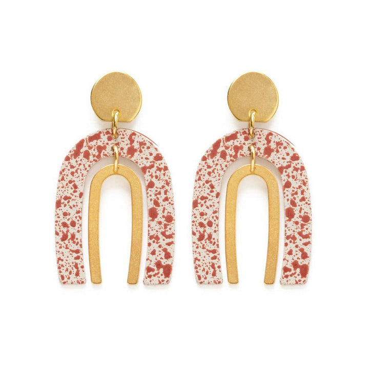 Arches in Splatter Earrings - Lockwood Shop - Amano