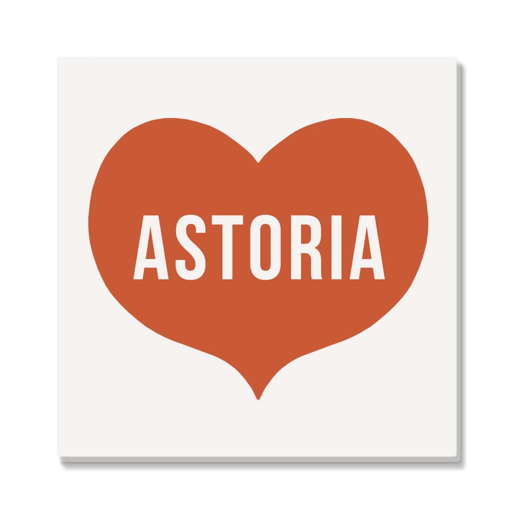 Astoria Big Heart Coaster - Lockwood Shop - Rock Scissor Paper