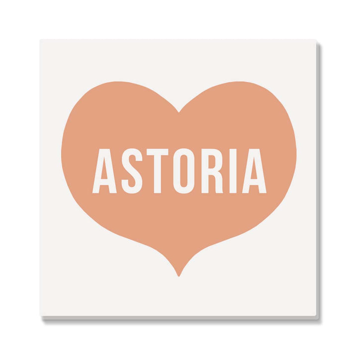 Astoria Big Heart Coaster - Lockwood Shop - Rock Scissor Paper