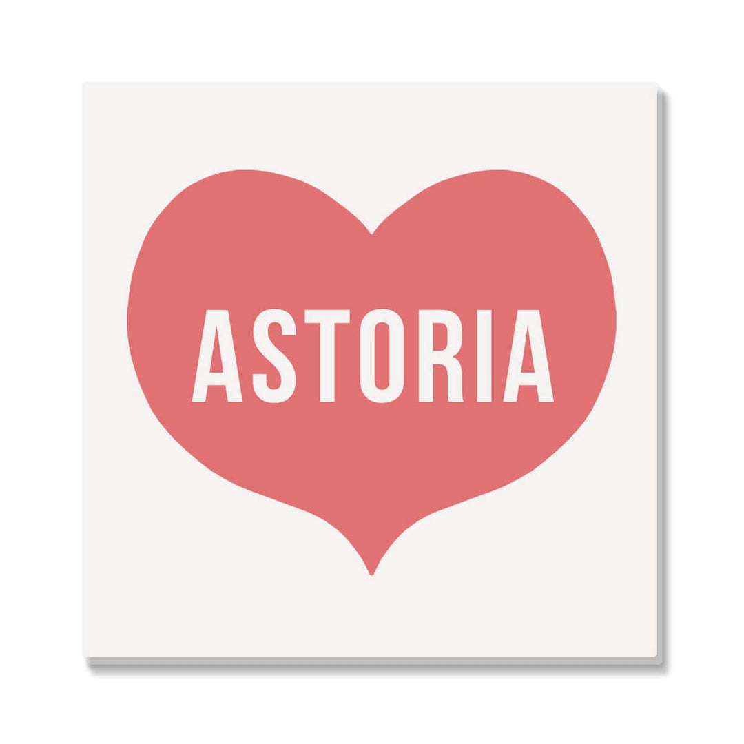 Astoria Big Heart Coaster - Lockwood Shop - Rock Scissor Paper