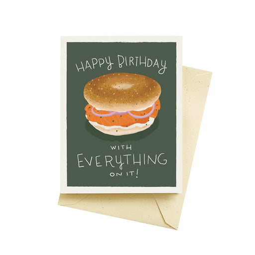 Bagel Birthday Card - Lockwood Shop - Seltzer Goods