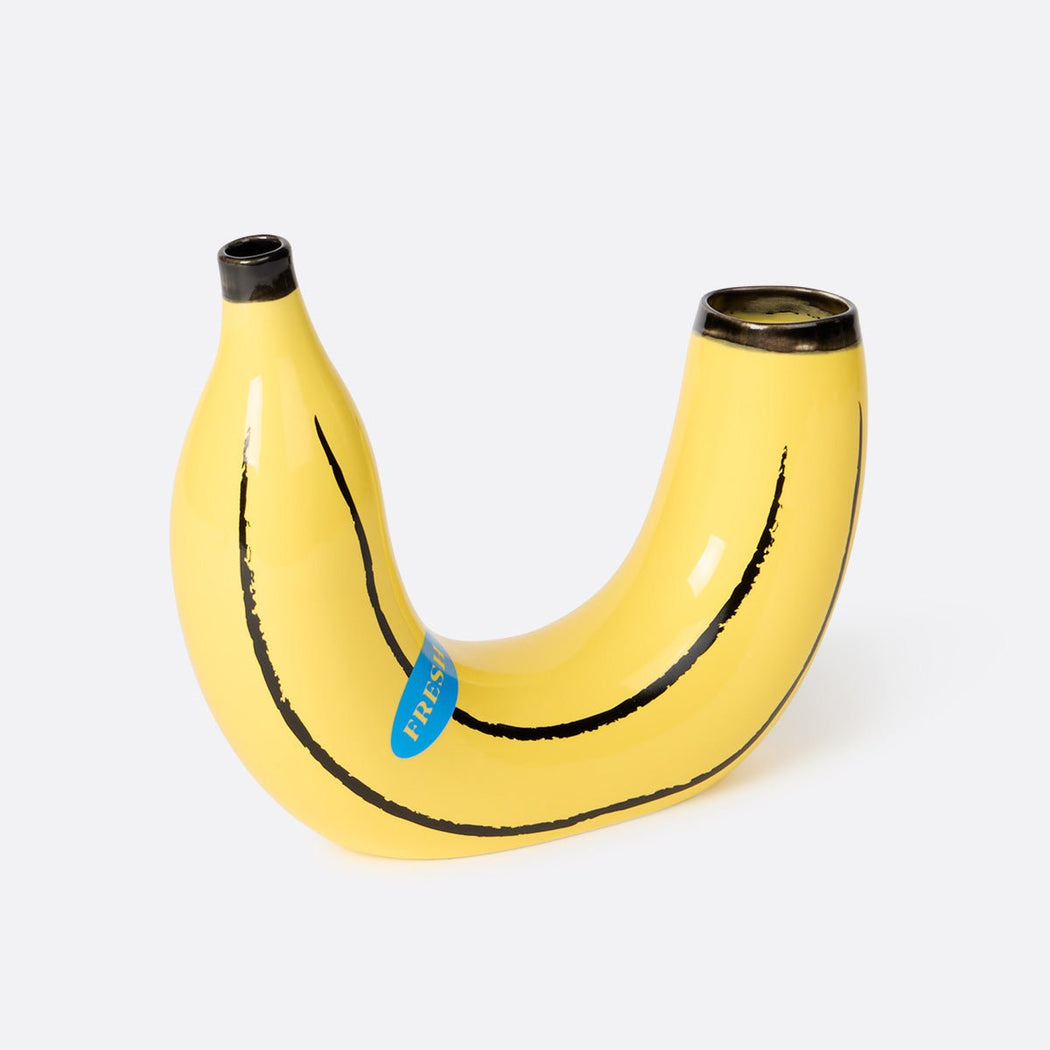Banana Vase - Yellow - Lockwood Shop - DOIY