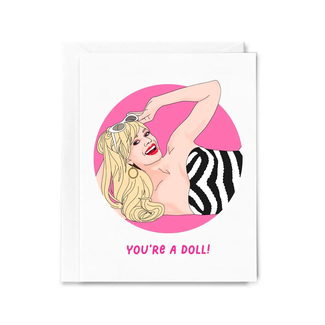 Barbie You're a Doll Greeting Card - Lockwood Shop - Sammy Gorin