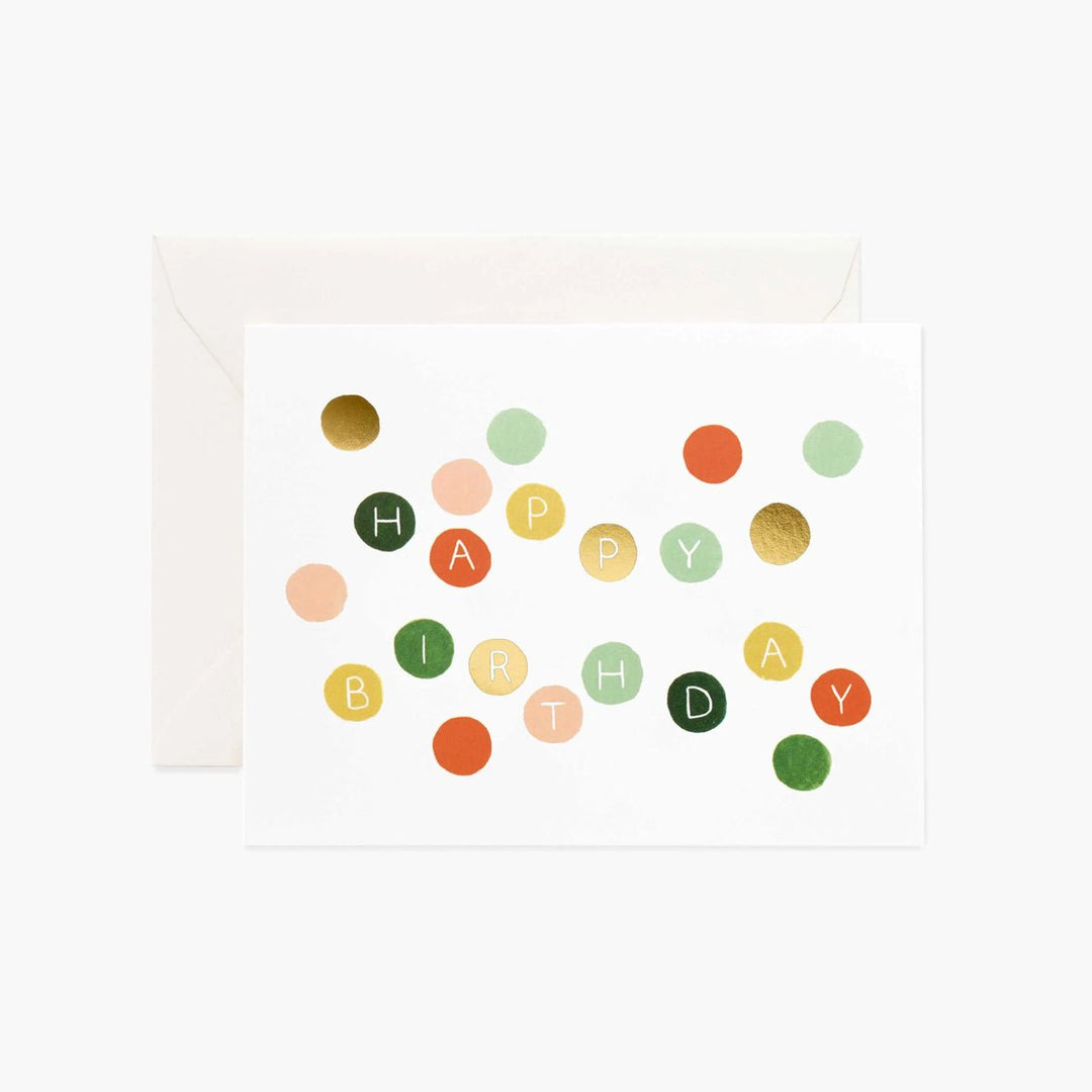 Bday Dots Birthday Greeting Card - Lockwood Shop - Rifle