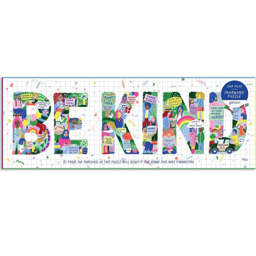 Be Kind Panoramic Puzzle - Lockwood Shop - Chronicle