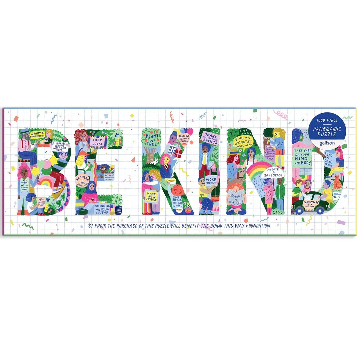 Be Kind Panoramic Puzzle - Lockwood Shop - Chronicle